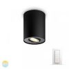 Opbouwspot Philips Hue White ambiance Pilla zwart